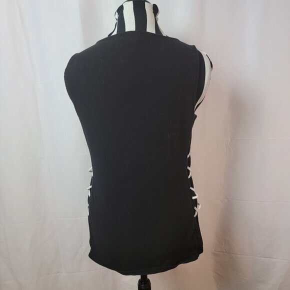 White House Black Market Side Laced Tank - Size XS - Super Cute - Picture 6 of 9